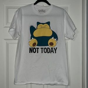 Pokémon Not Today Snorlax T-shirt